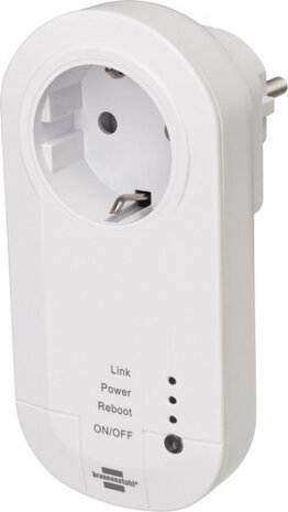 stekkerdoos Smart Plug 12,5 cm 2,4 GHz wit