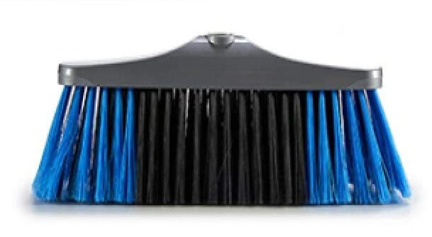 bezem 127 x 32 x 8 cm blauw