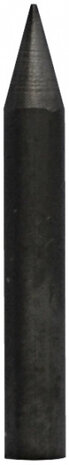 graveernaald hardmetaal 2 x 0,2 cm staal zwart