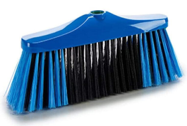 bezem 127 x 8 x 32 cm blauw