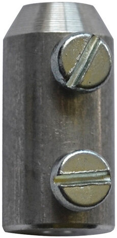 adapter voor reservegraveernaald 2 cm zilver