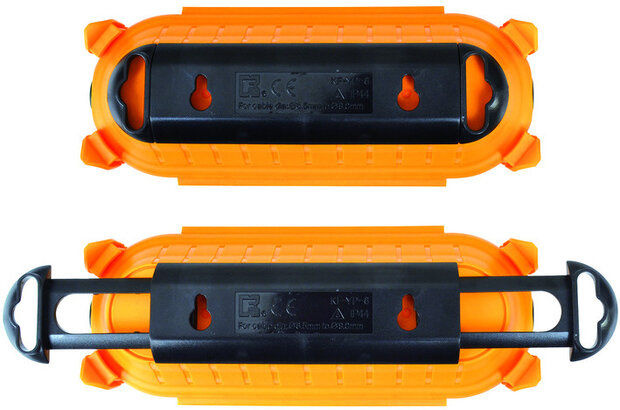 kabelverbinding Safe-Box IP44 21,5 x 9 cm oranje