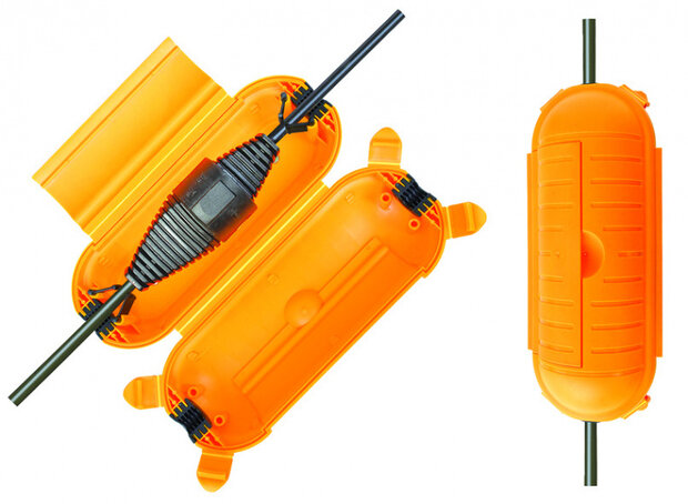 kabelverbinding Safe-Box IP44 21,5 x 9 cm oranje
