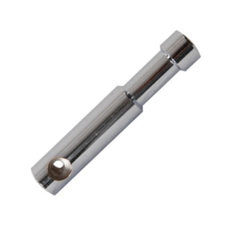 spigot voor C-stand 90 x 15,7 mm staal zilver
