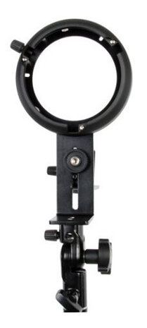 statiefadapter Strobist S-Type staal zwart