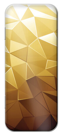pennenblik Fruit Gold 18 x 7,5 cm aluminium goud