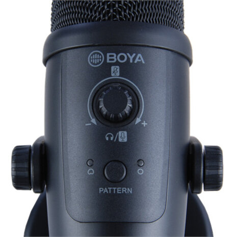 studiomicrofoon BY-PM500 227 mm staal zwart