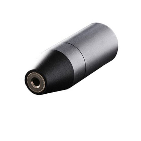 adapter 35C-XLR 3,5 mm TRS naar XLR staal zwart