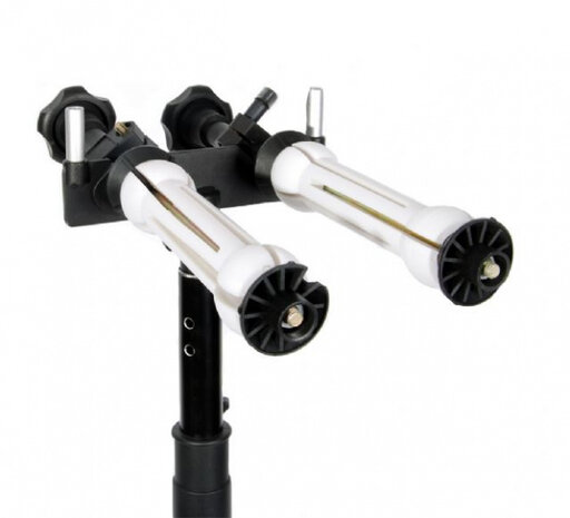 klemmen CBH-12-2 voor achtergrondrollen zwart