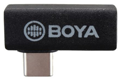 audio hoekadapter BY-K5 universeel Android USB-C zwart