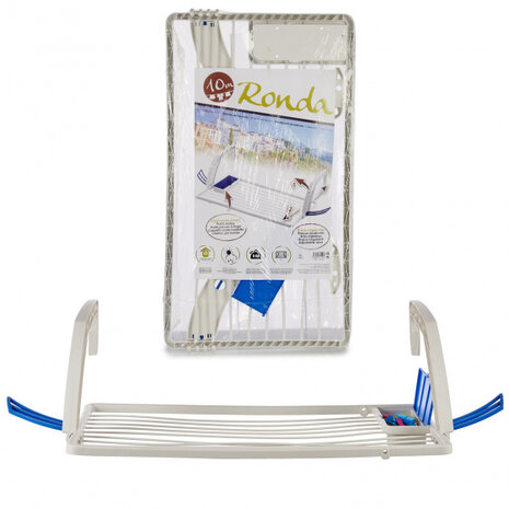 droogrek 98 x 53 x 5 cm 10 meter hars wit