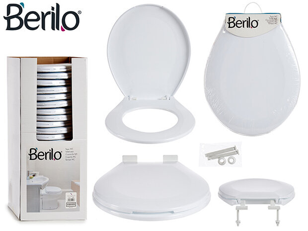 toiletbril 35 x 43 cm wit