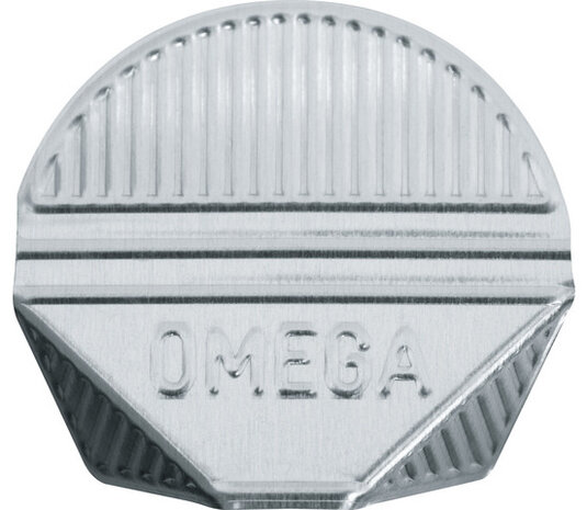 hoekclips 1,2 x 1,5 cm aluminium zilver 100 stuks