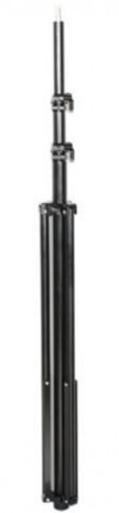 lampstatief LS-807 aluminium 110-308 cm zwart