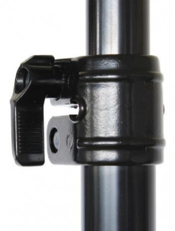 lampstatief LS-807 aluminium 110-308 cm zwart