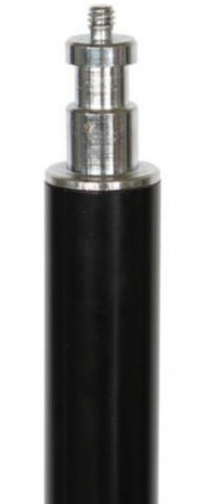 lampstatief LS-807 aluminium 110-308 cm zwart