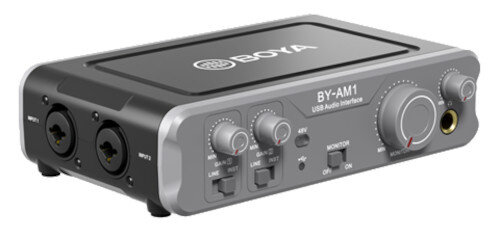 audio-adapter BY-AM1 dual-channel 160 x 105 mm staal zwart
