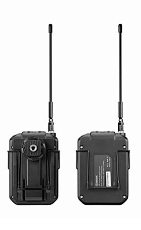 lavaliermicrofoon BY-WM6S UHF duo draadloos 106 mm zwart