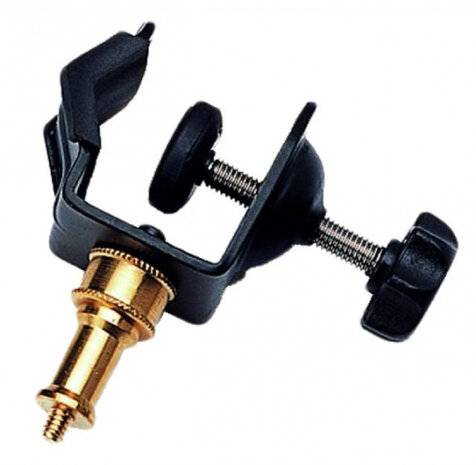 C-klem SA-UC1 staal/rubber 10 cm zwart/goud