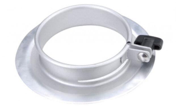 adapterring Dbpf voor Profoto 15,4 cm aluminium zilver