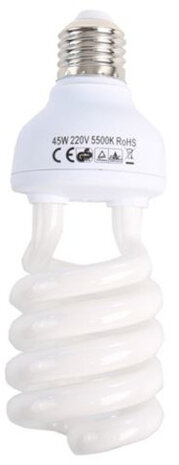 daglichtlamp PL-L45 45W E27 glas wit