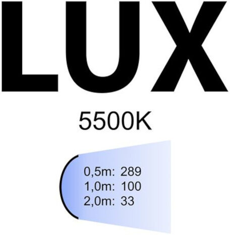 daglichtlamp PL-L45 45W E27 glas wit