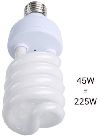 daglichtlamp PL-L45 45W E27 glas wit