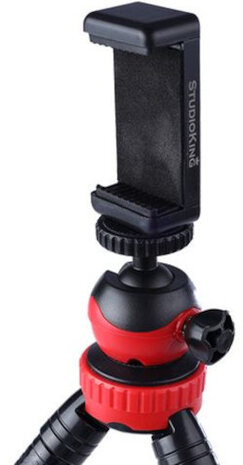 tafelstatief FTR-18 15-29 cm zwart/rood 3-delig