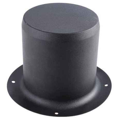 muurhouder R-1426 9,5 x 9,5 staal zwart