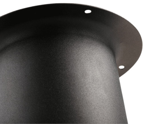 muurhouder R-1426 9,5 x 9,5 staal zwart