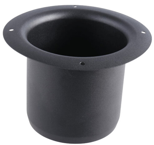 muurhouder R-1426 9,5 x 9,5 staal zwart