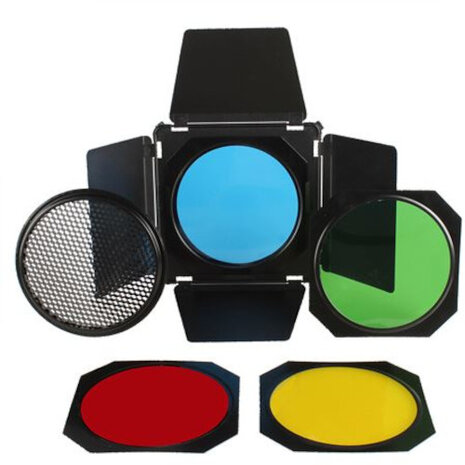 kleppenset SK-BD95 9,5 cm zwart 6-delig