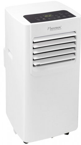 mobiele airco 24m&sup2; koelvermogen 1,4 kW 5.000 BTU/h wit