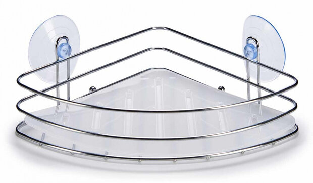 badkamerrek 20 x 8 cm staal zilver