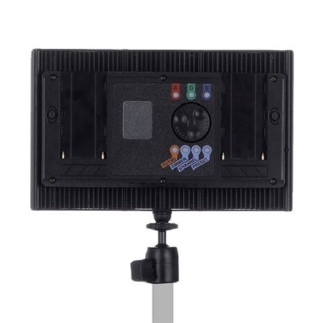 lampenset T8 RGB led 22,4 x 14,9 cm zwart/wit 6-delig