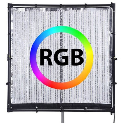 paneel RX-7120 RGB led 121 x 121 cm zwart 11-delig