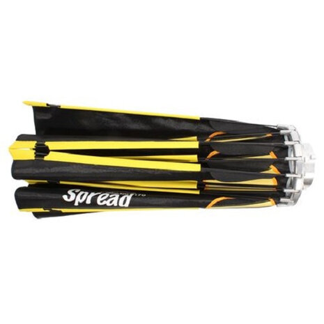 octabox Spread SPB70 70 x 55 cm staal zwart/geel