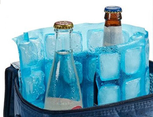 drankkoeler 13 x 20 cm blauw 80 blokjes