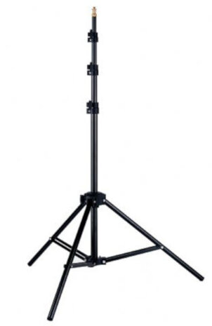 studiolampset LHK-4U 8 x 28W E27 zwart/wit