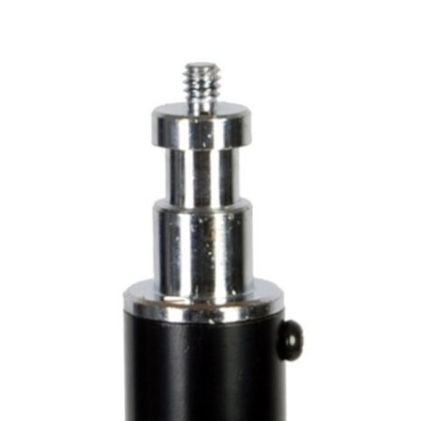 lampstatief LS-806 114-260 cm aluminium zwart