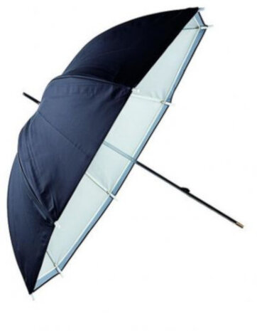 flitsparaplu PUK-84WB 84 cm folie/polyester zwart