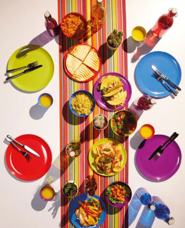 borden Color Works 28 cm melamine 4 stuks