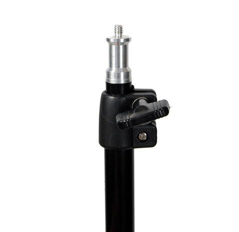 lampstatief I-2001 82-200 cm aluminium zwart