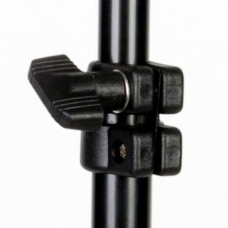 lampstatief I-2001 82-200 cm aluminium zwart