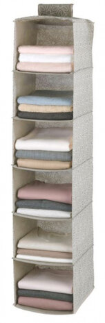 organizer Balance 30 x 122 x 30 cm textiel taupe