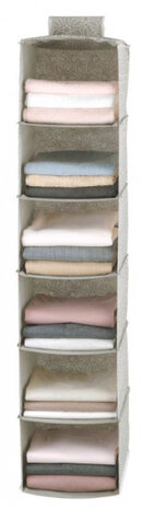 organizer Balance 30 x 122 x 30 cm textiel taupe