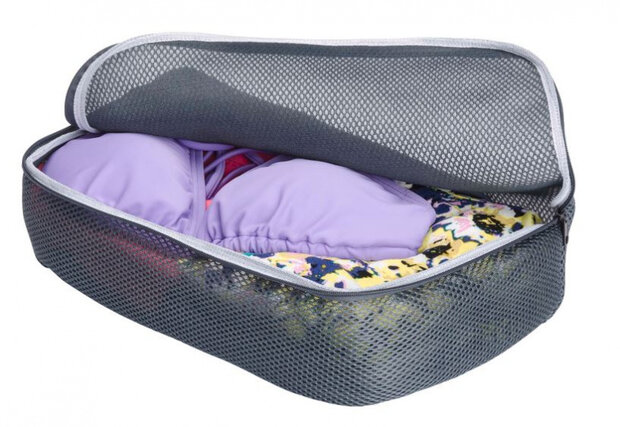 reisorganizer 10 x 20 x 35 cm polyester grijs