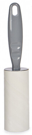 pluizenroller 24 cm grijs/wit 5-delig