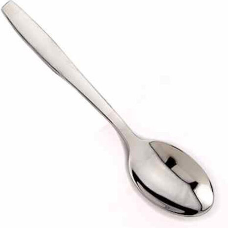 theelepel 13 x 3 x 1,5 cm RVS zilver