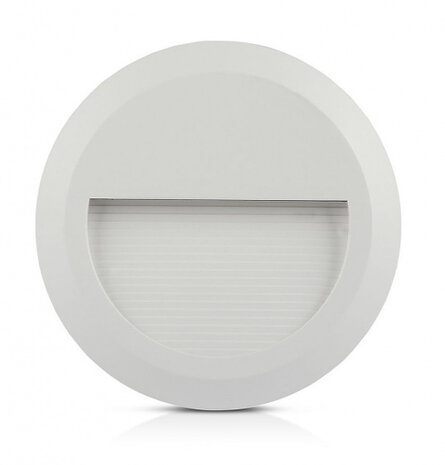 trapverlichting led 15 cm polycarbonaat 2W 6400K wit